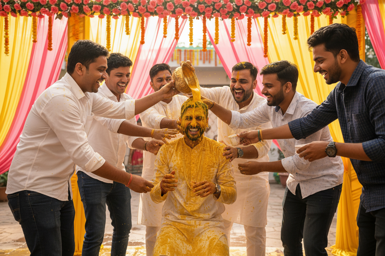 Haldi family moments